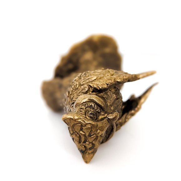 Small Brass Owl Figurine - Picture 7 of 7